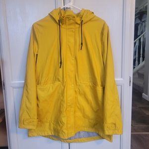 Zara yellow lined jacket sz xs fits larger